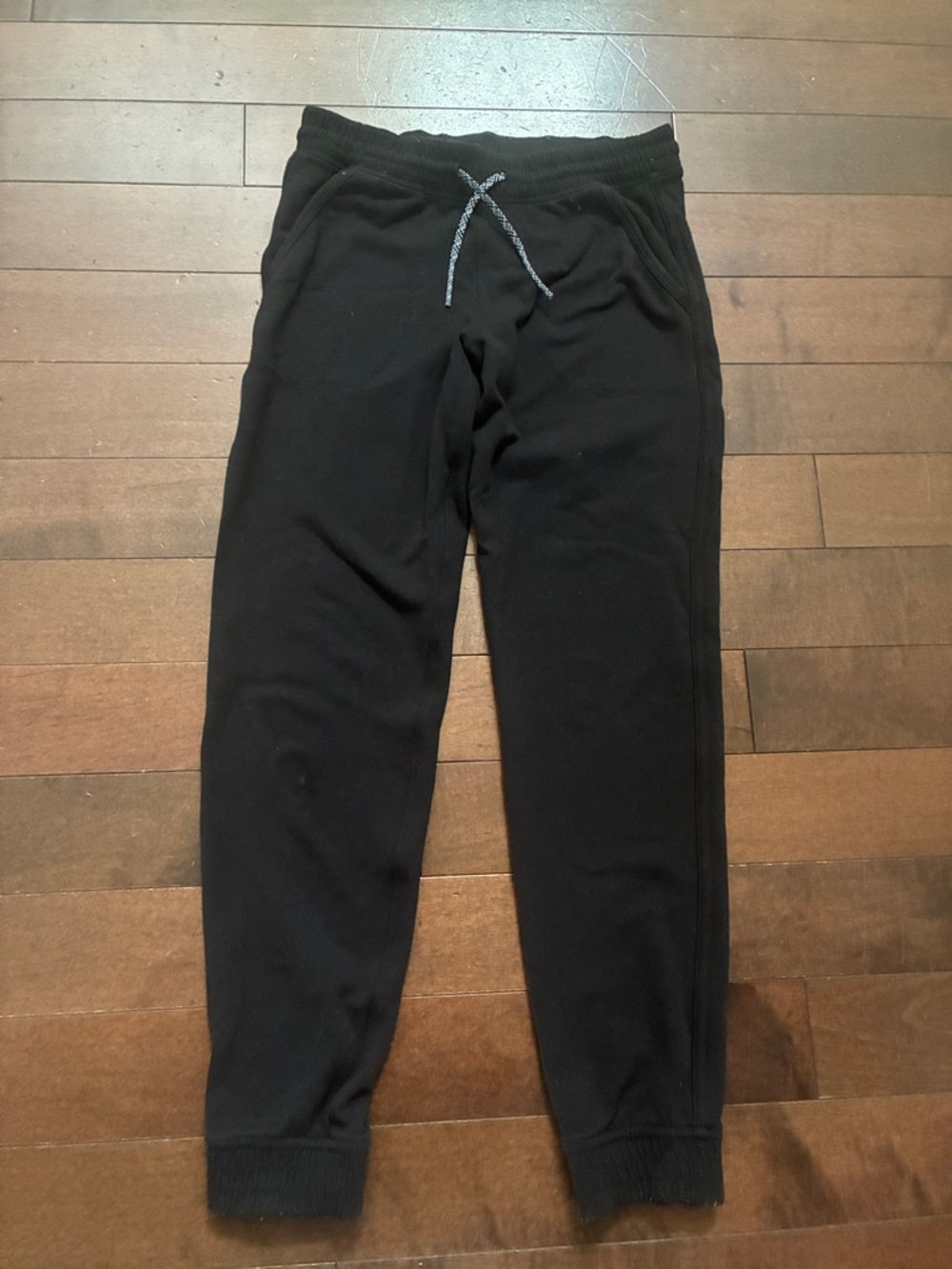 Ivivva Black Jogger Sweatpants with Contrast Drawstring